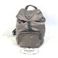 PRADA Backpack Satin Brown type With logo Triangle logo plate