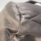 PRADA Backpack Satin Brown type With logo Triangle logo plate