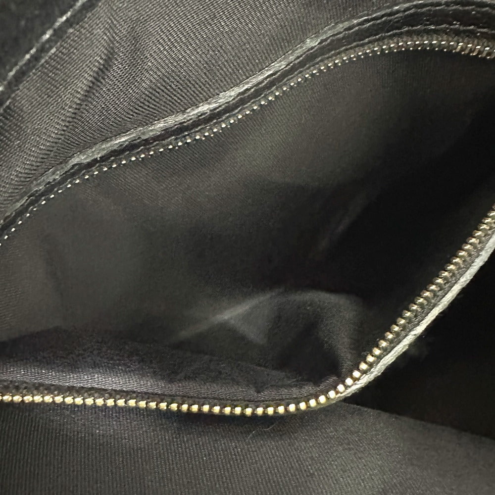 GUCCI Handbag 145826 GG canvas / leather black GG Horsebit Women Used Authentic