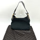 GUCCI Handbag 145826 GG canvas / leather black GG Horsebit Women Used Authentic