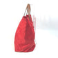 GUCCI Tote Bag 286198 Nylon Red GG pattern Large tote Women Used Authentic