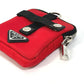 PRADA Pouch 2NA026 Nylon Red Triangle logo plate TESSUTO SOFT mens Used Authentic