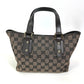 GUCCI Handbag 257249 GG canvas / leather Brown GG Women Used Authentic