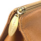 BURBERRY Handbag leather Brown logo Inner check Women Used Authentic