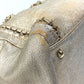 CHANEL Shoulder Bag A31405 leather Champagne Gold CC COCO Mark Mini Boston Duffel bag Luxury line Women Used Authentic