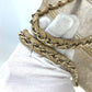 CHANEL Shoulder Bag A31405 leather Champagne Gold CC COCO Mark Mini Boston Duffel bag Luxury line Women Used Authentic