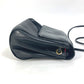 Dior Shoulder Bag leather black pochette bag purse Women Used Authentic