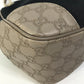 GUCCI Shoulder Bag 257265 Canvas / leather Dark Navy type GG Guccisima logo Women Used Authentic
