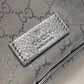 GUCCI Waist bag 449182 Nylon black GG Belt bag Shoulder Bag mens Used Authentic