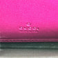 GUCCI Long Wallet Purse 309758 enamel pink Abbey GG pattern Guccisima Women Used Authentic