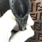 FENDI Handbag Canvas / leather Brown Zucchino Women Used Authentic