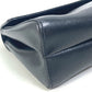 PRADA Clutch bag saffiano leather black Triangle logo plate Women Used Authentic