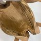 CHANEL Handbag leather beige CC COCO Mark Wild stitch Women Used Authentic