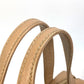 CHANEL Handbag leather beige CC COCO Mark Wild stitch Women Used Authentic