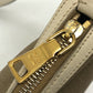 PRADA Shoulder Bag BT0706 Canvas / leather beige logo Jacquard Women Used Authentic