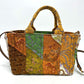 PRADA Tote Bag BN249 canvas multicolor Triangle logo Women Used Authentic