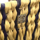 LOEWE Tote Bag Straw / leather beige square anagram Straw bag Women Used Authentic