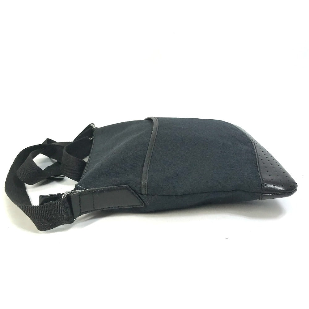 GUCCI Shoulder Bag 145857 GG canvas black GG Women Secondhand Authentic