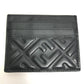 FENDI Coin case 8M0423 leather black baguette card holder Women Used Authentic