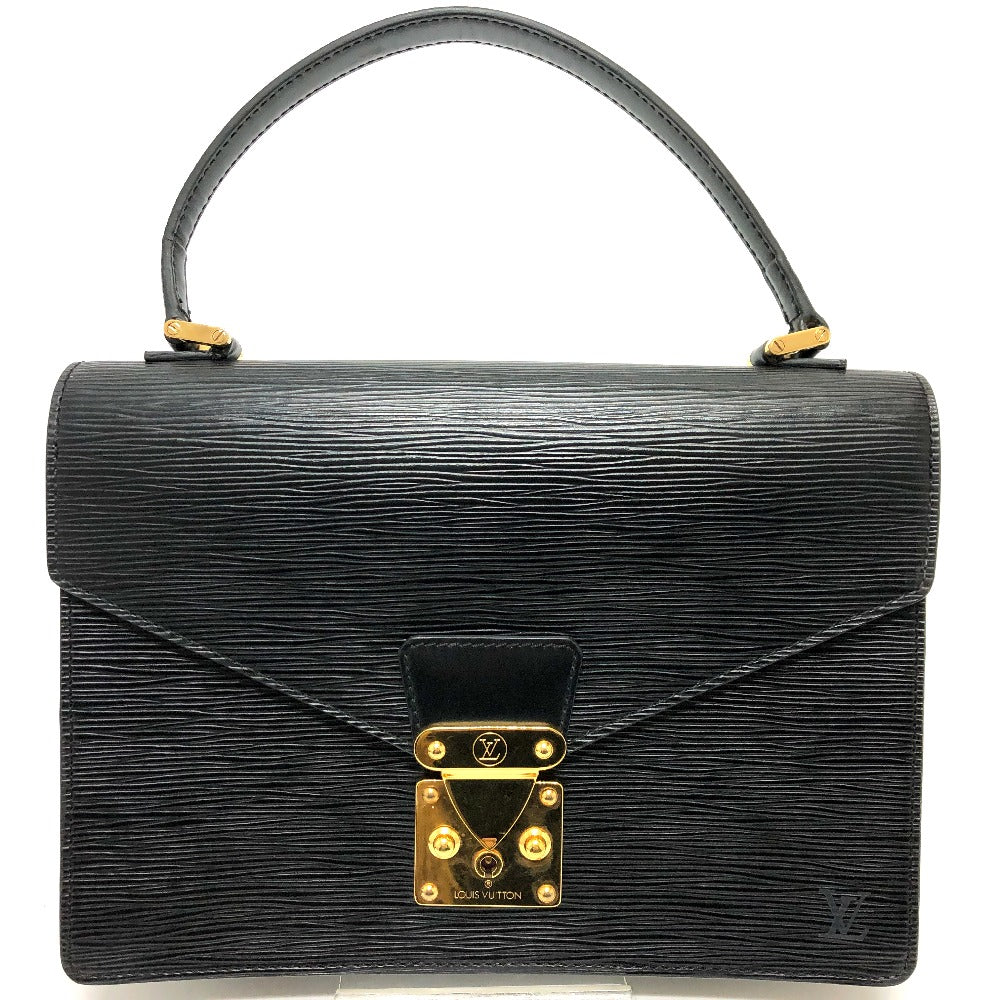 LOUIS VUITTON Handbag M52132 Epi Leather black Epi Concorde Women Used Authentic