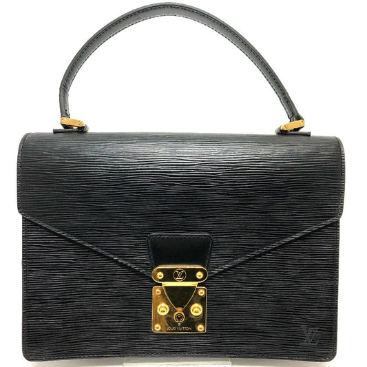LOUIS VUITTON Handbag M52132 Epi Leather black Epi Concorde Women Used Authentic