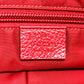 GUCCI Shoulder Bag 510342 Nylon / leather Red GG Women Used Authentic