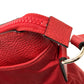 GUCCI Shoulder Bag 510342 Nylon / leather Red GG Women Used Authentic
