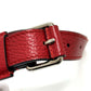 GUCCI Shoulder Bag 510342 Nylon / leather Red GG Women Used Authentic