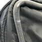 CELINE Shoulder Bag Nylon / leather black Circle logo vintage Women Used Authentic