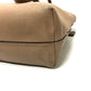 PRADA Tote Bag 1BG203 leather beige logo Women Used Authentic