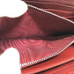 PRADA Long Wallet Purse 2ML317 leather Red type logo gradient Zip Around mens Used Authentic