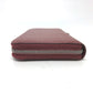 PRADA Long Wallet Purse 2ML317 leather Red type logo gradient Zip Around mens Used Authentic