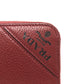 PRADA Long Wallet Purse 2ML317 leather Red type logo gradient Zip Around mens Used Authentic