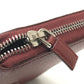 PRADA Long Wallet Purse 2ML317 leather Red type logo gradient Zip Around mens Used Authentic
