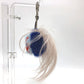 FENDI Bag charm fur blue Bag Bugs Bonbon charm