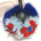 FENDI Bag charm fur blue Bag Bugs Bonbon charm