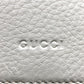 GUCCI Backpack 370833 leather White type Bamboo Backpack Women Used Authentic
