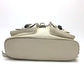 GUCCI Backpack 370833 leather White type Bamboo Backpack Women Used Authentic