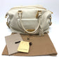 LOUIS VUITTON Boston Duffel bag leather white Sac Louis Women Used Authentic