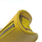 FENDI Bag charm 7AR706 leather yellow taco motif Coin case