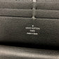 LOUIS VUITTON Long Wallet Purse M63852 Epi Leather black Epi Zippy Organizer mens Used Authentic