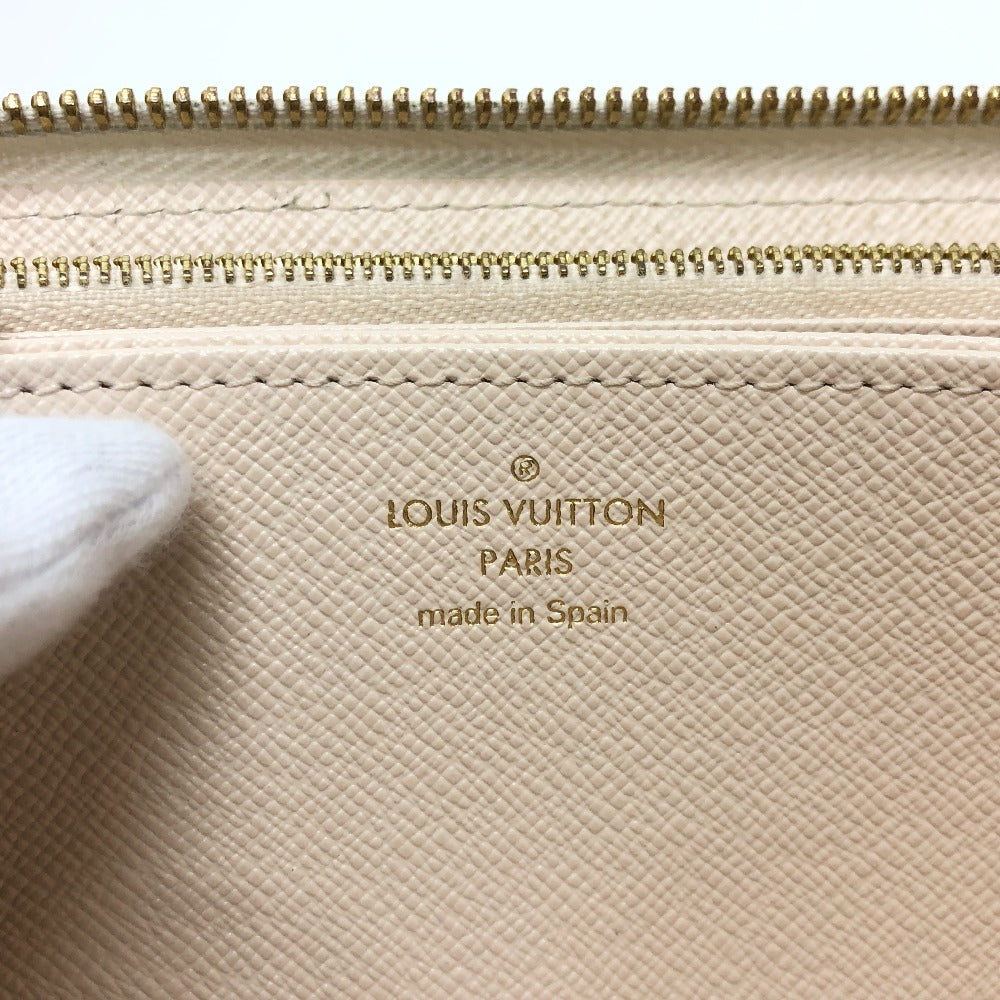 LOUIS VUITTON Long Wallet Purse M80359 Monogram giant canvas Orange type Monogram Giant Zippy wallet Women Used Authentic