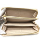 LOUIS VUITTON Long Wallet Purse M80402 Monogram Ann Platt Leather beige Monogram Ann Platt Zippy wallet Women Used Authentic