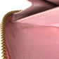 LOUIS VUITTON Long Wallet Purse M80361 Monogram canvas pink monogram visor pool Zippy wallet Women Used Authentic
