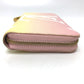LOUIS VUITTON Long Wallet Purse M80361 Monogram canvas pink monogram visor pool Zippy wallet Women Used Authentic