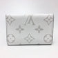 LOUIS VUITTON Trifold wallet M30899 leather white Wallet Compact Wallet Tiger Lama Monogram Discovery compact wallet mens Used Authentic
