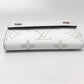 LOUIS VUITTON Trifold wallet M30899 leather white Wallet Compact Wallet Tiger Lama Monogram Discovery compact wallet mens Used Authentic
