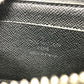 LOUIS VUITTON Coin case M63375 Taiga Leather black Taiga Portonet Jules mens Used Authentic