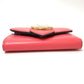 LOUIS VUITTON Trifold wallet M69177 leather pink LV circle Portefeuille LV Pont Neuf Compact