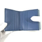 Dior Folded wallet Canvas / leather blue Bicolor logo W Hook Wallet